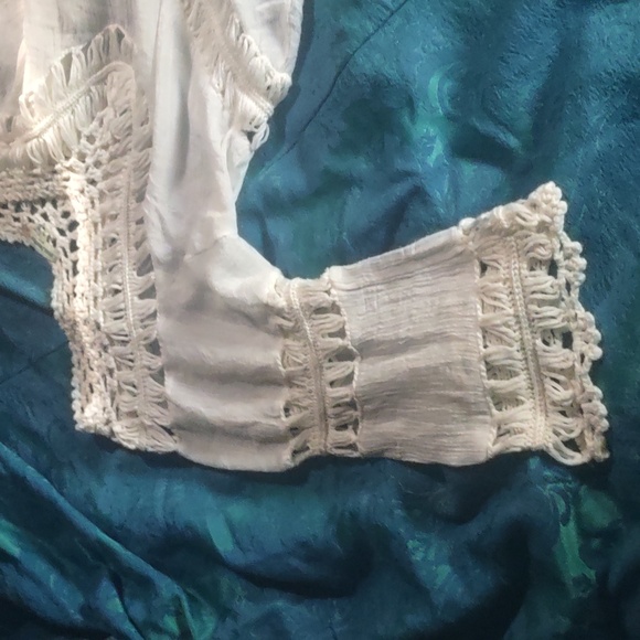 Boho White Top S - Picture 3 of 6